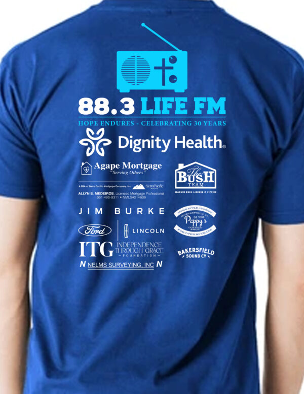 88.3 LifeFM Youth And Adult T-Shirt (Presale) - Image 2